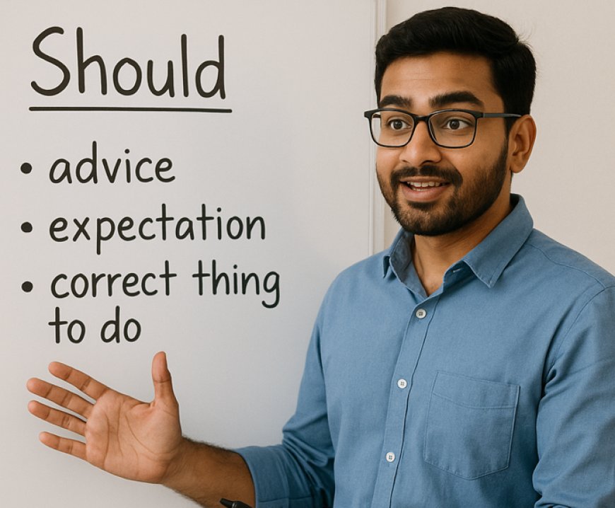 "Should" का उपयोग: इंग्लिश ग्रामर में सही प्रयोग आसान भाषा में