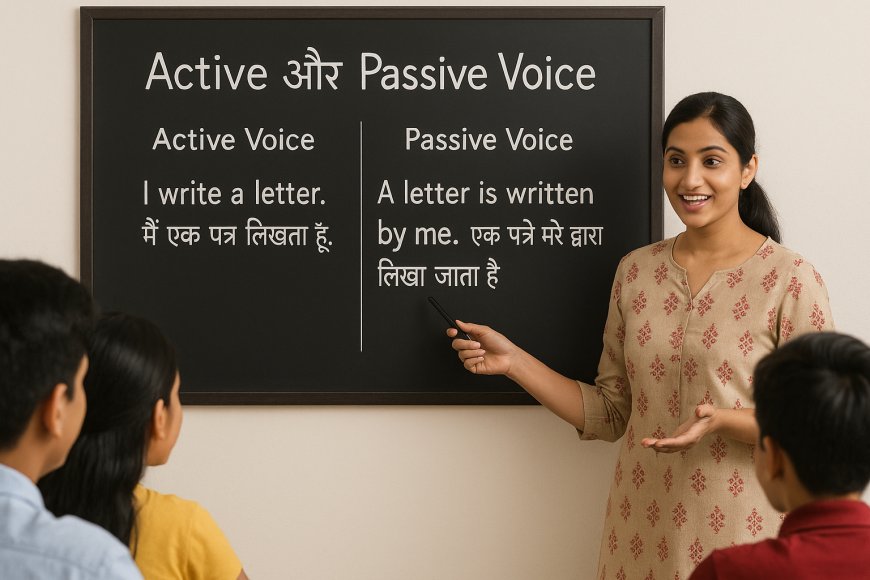 Active & Passive Voice Explained in Hindi with Examples