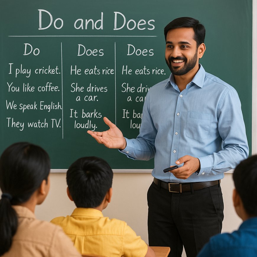 Do और Does का प्रयोग – नियम, उदाहरण और हिंदी अर्थ सहित